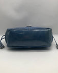 Dooney & Bourke Sky Blue Patent Leather 1975 Collection Shoulder Bag