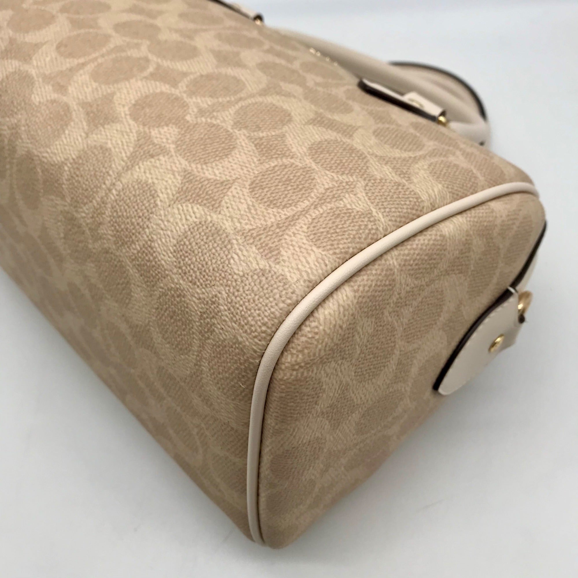 Coach Sand And Chalk Rowan Crossbody Convertible Satchel Bag 62422-CV961