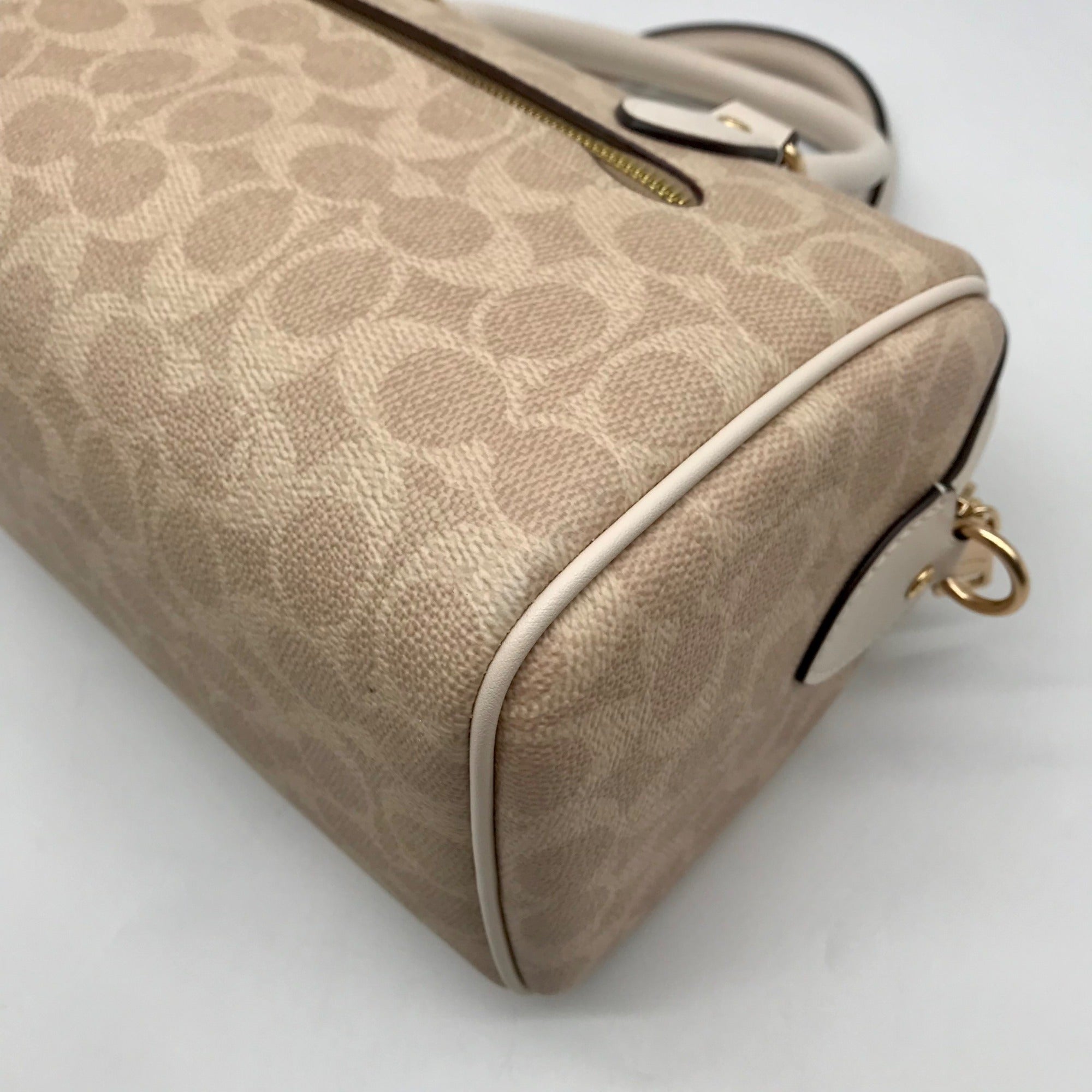 Coach Sand And Chalk Rowan Crossbody Convertible Satchel Bag 62422-CV961