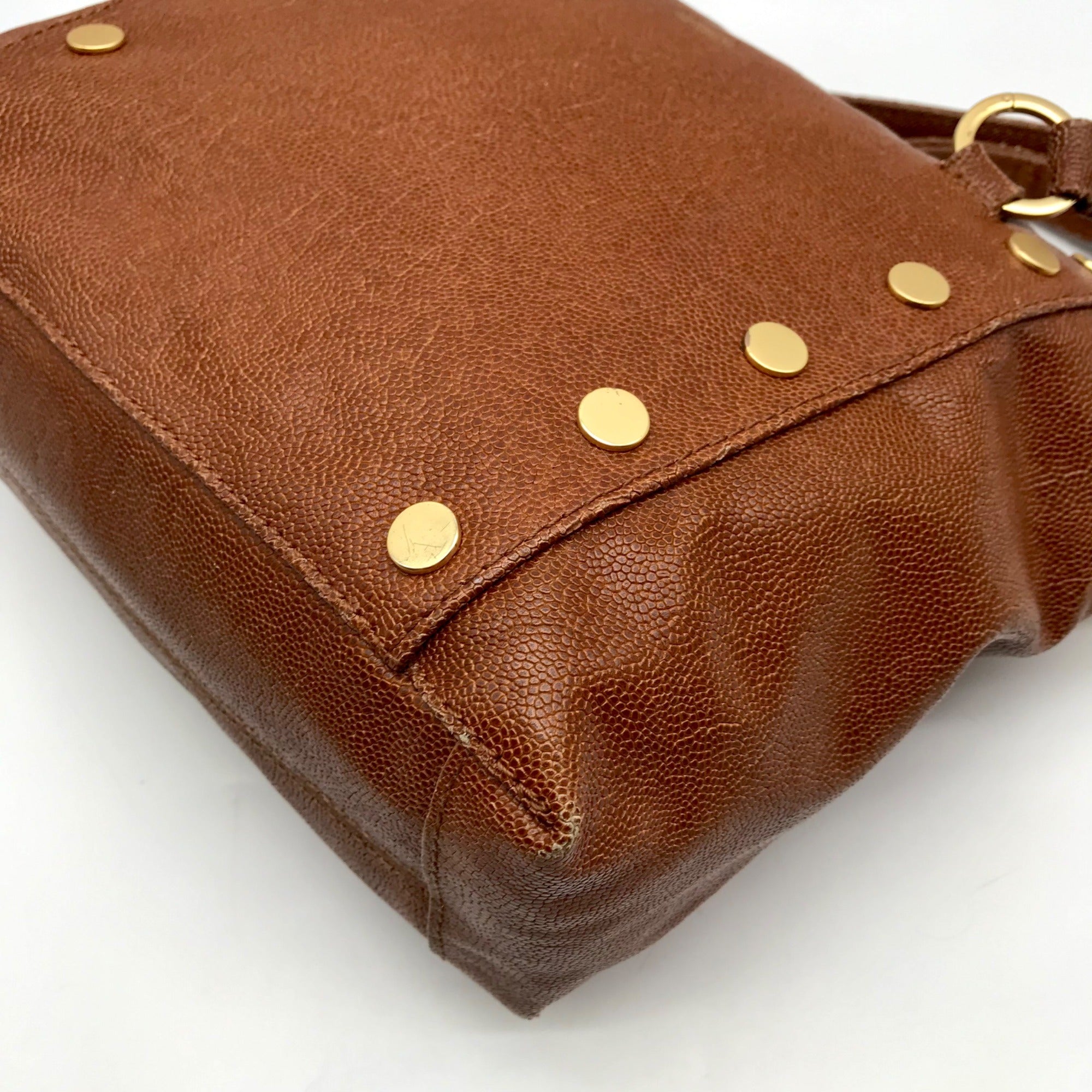 Hammit Mahogany Leather Medium Daniel Convertible Crossbody Bag