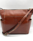 Patricia Nash Tan Heritage Leather Aveley Crossbody
