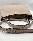 Kate Spade Warm Cement Saffiano Leather Staci Crossbody Bag