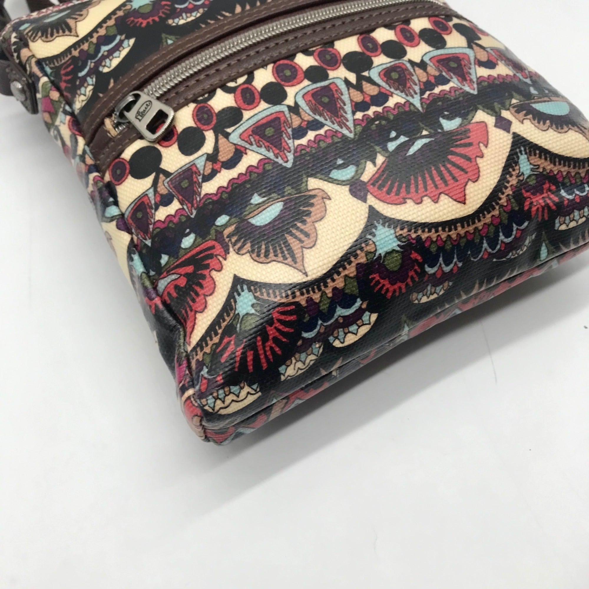 Sakroots Multicolor Coated Canvas Artist Circle Crossbody