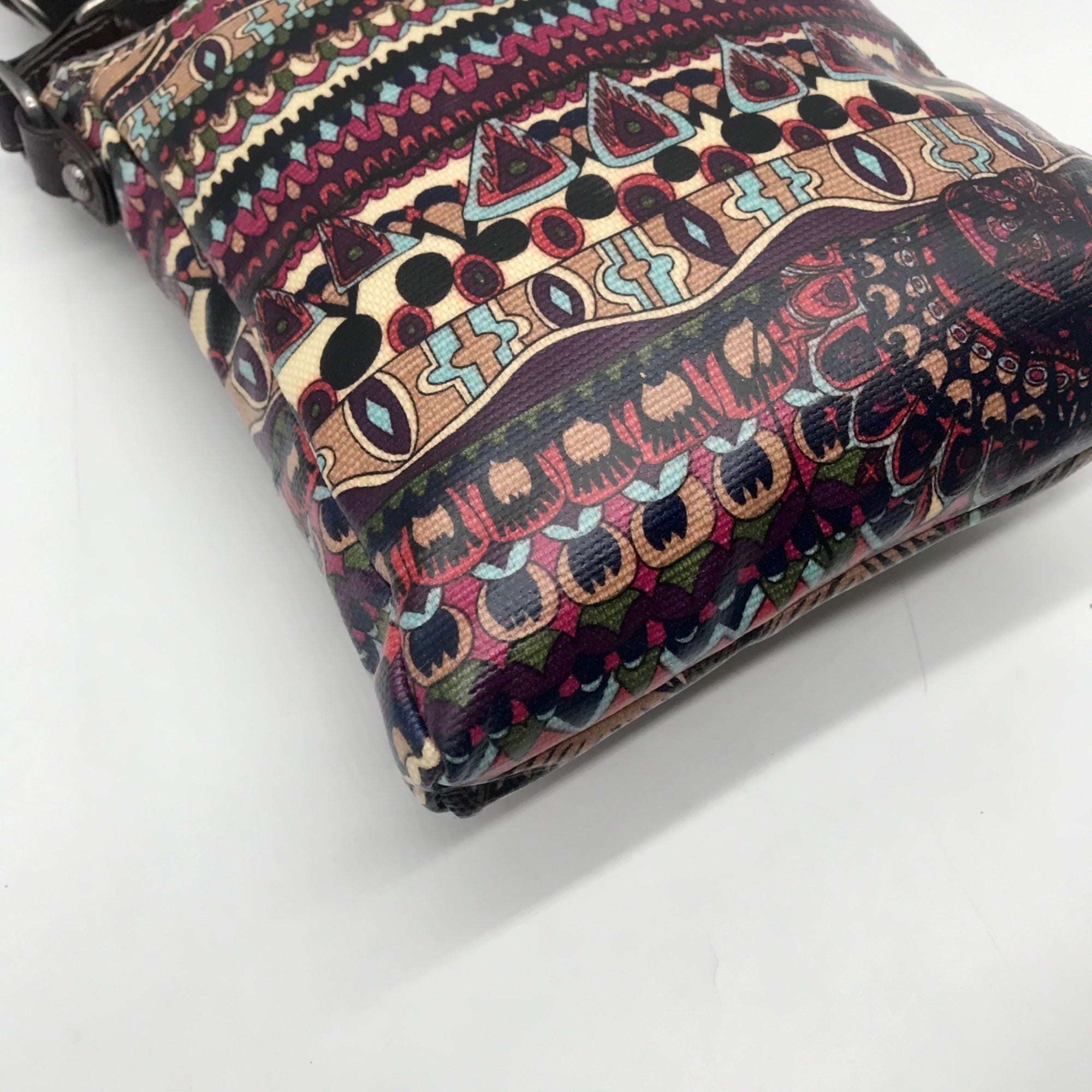 Sakroots Multicolor Coated Canvas Artist Circle Crossbody