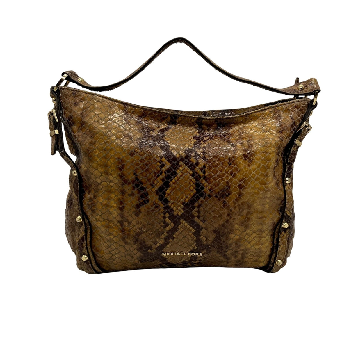 Michael Kors Snakeskin Embossed Shoulder Bag