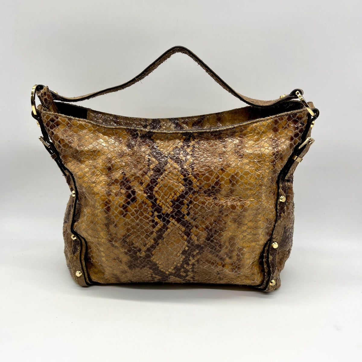 Michael Kors Snakeskin Embossed Shoulder Bag