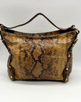 Michael Kors Snakeskin Embossed Shoulder Bag