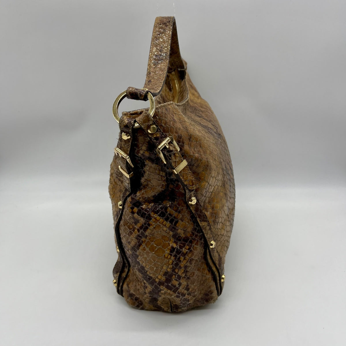Michael Kors Snakeskin Embossed Shoulder Bag