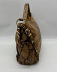 Michael Kors Snakeskin Embossed Shoulder Bag