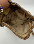 Michael Kors Snakeskin Embossed Shoulder Bag