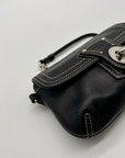 Coach Legacy Black Leather Wristlet