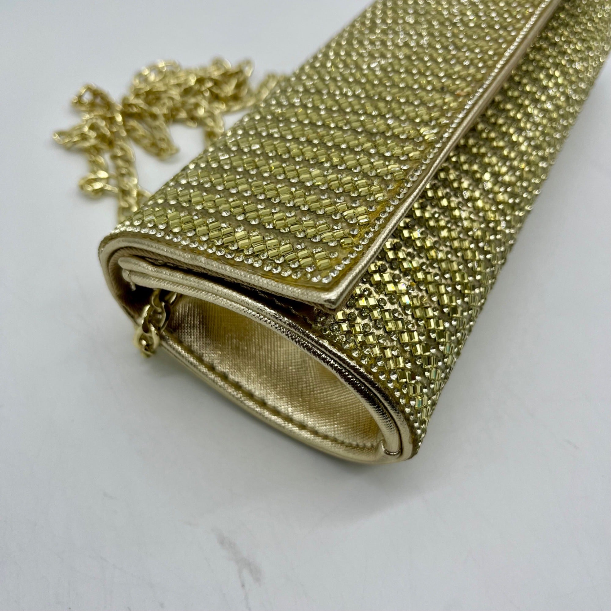 Starlet Yellow Sparkly Crossbody Bag
