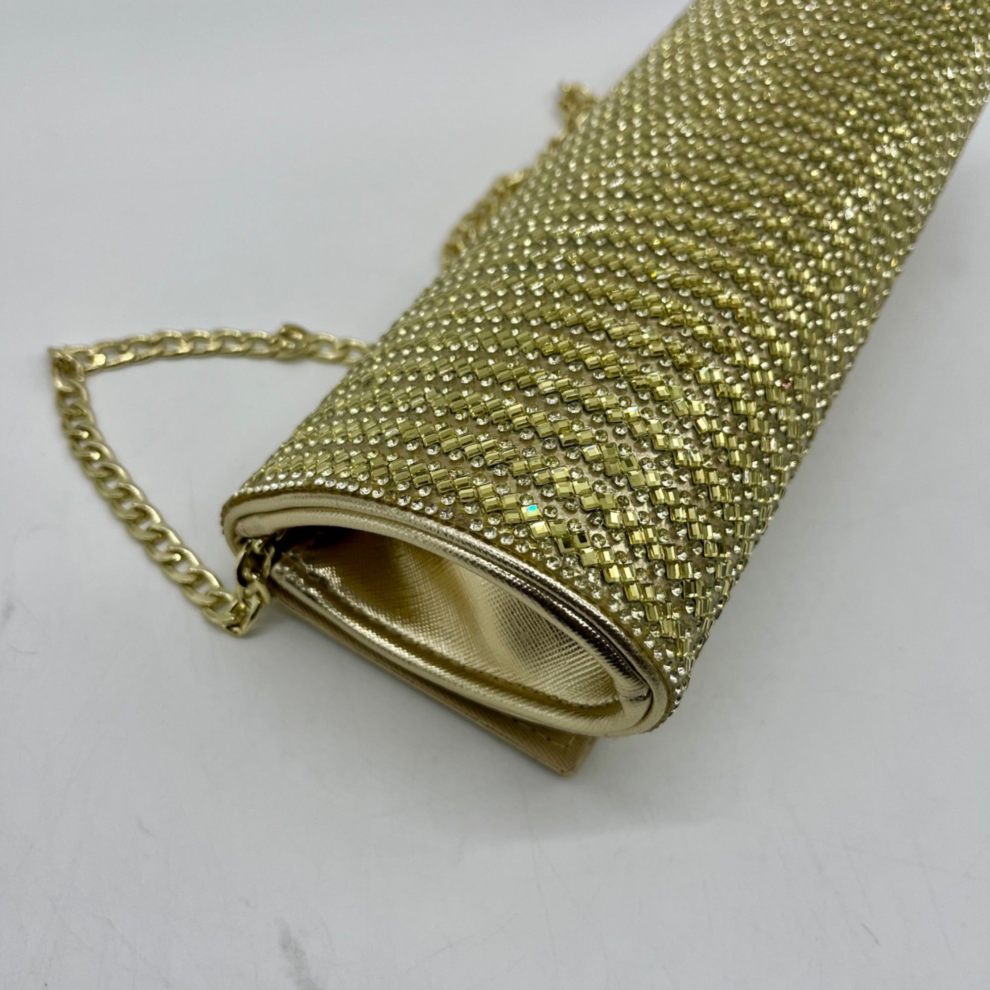 Starlet Yellow Sparkly Crossbody Bag