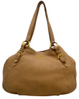 Prada Tan Cervo Sacca 2 Manici Shoulder Bag