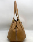 Prada Tan Cervo Sacca 2 Manici Shoulder Bag