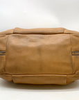 Prada Tan Cervo Sacca 2 Manici Shoulder Bag