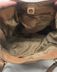 Prada Tan Cervo Sacca 2 Manici Shoulder Bag