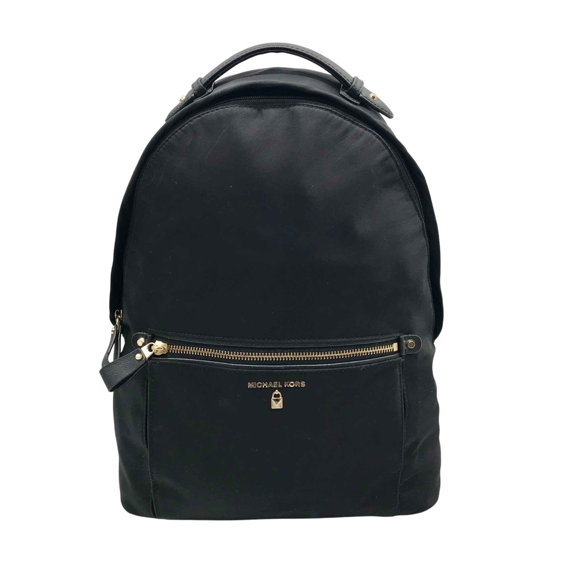 Michael Kors Black Nylon Kelsey Backpack