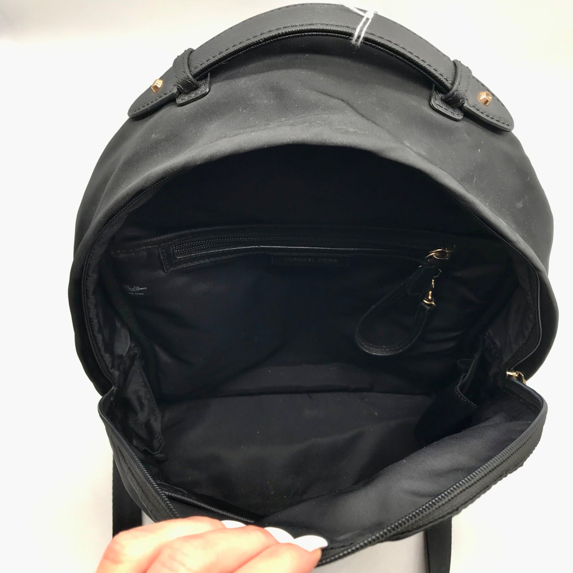 Michael Kors Black Nylon Kelsey Backpack