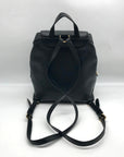 Michael Kors Black Pebbled Leather Raven Medium Backpack