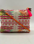 America And Beyond Multi-Colored Fabric And Sequin Crossbody Set