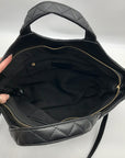 Like Dreams Black Quilted Juliet Medium Crossbody Bag