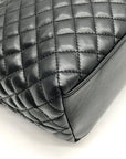 Like Dreams Black Quilted Juliet Medium Crossbody Bag