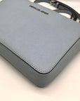 Michael Kors Jet Set Sky Blue East West Saffiano Leather Crossbody
