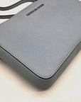 Michael Kors Jet Set Sky Blue East West Saffiano Leather Crossbody