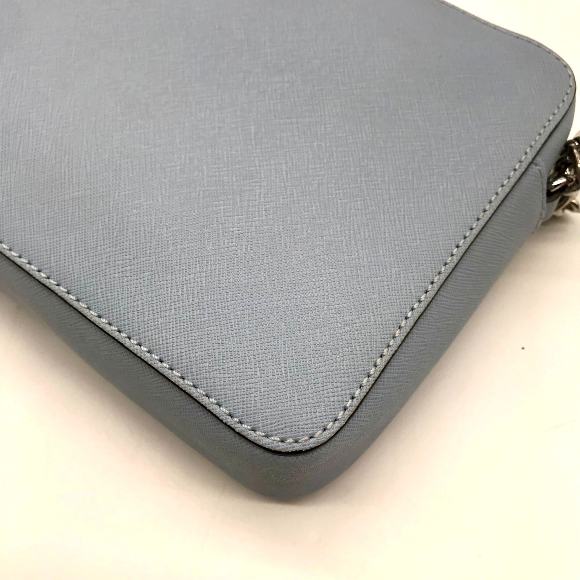 Michael Kors Jet Set Sky Blue East West Saffiano Leather Crossbody