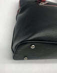 Nicole Lee Black Career Woman Faux Leather Dome Satchel