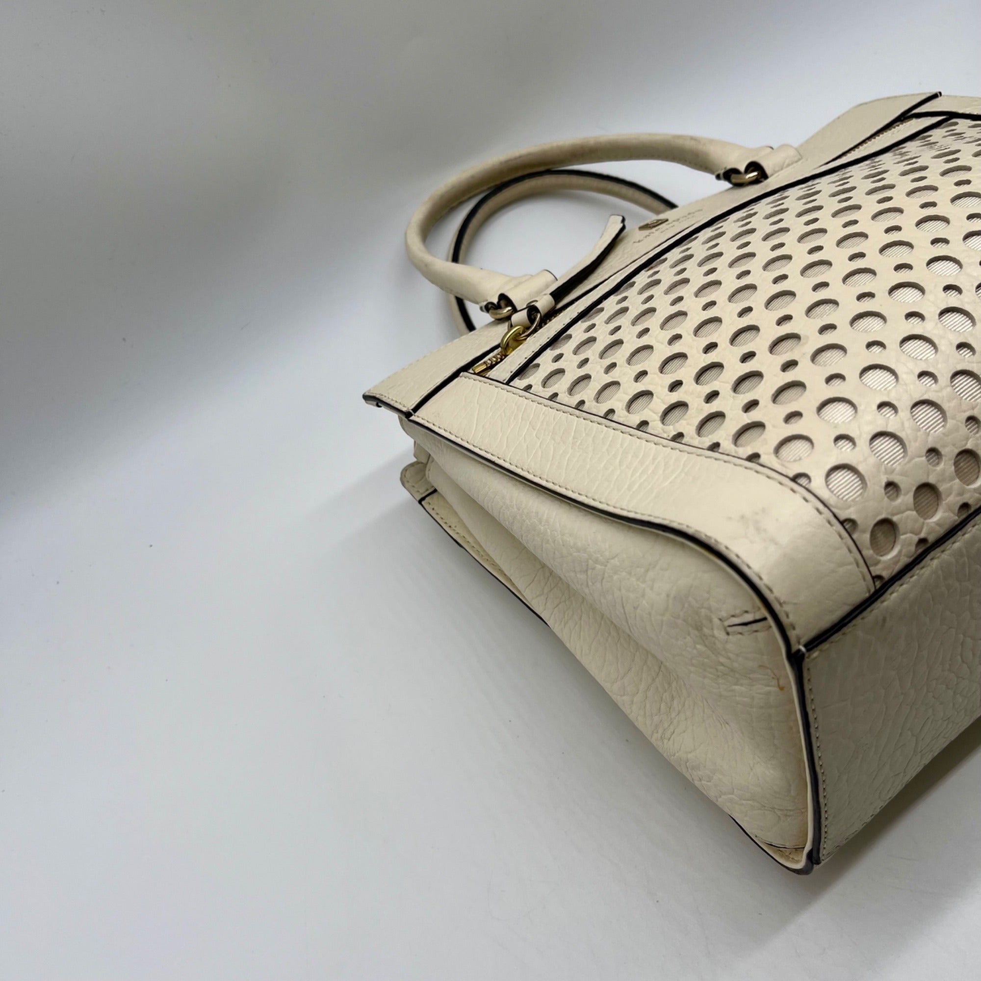 Kate Spade Beige Perri Lane Bubbles Lynne Tote Bag