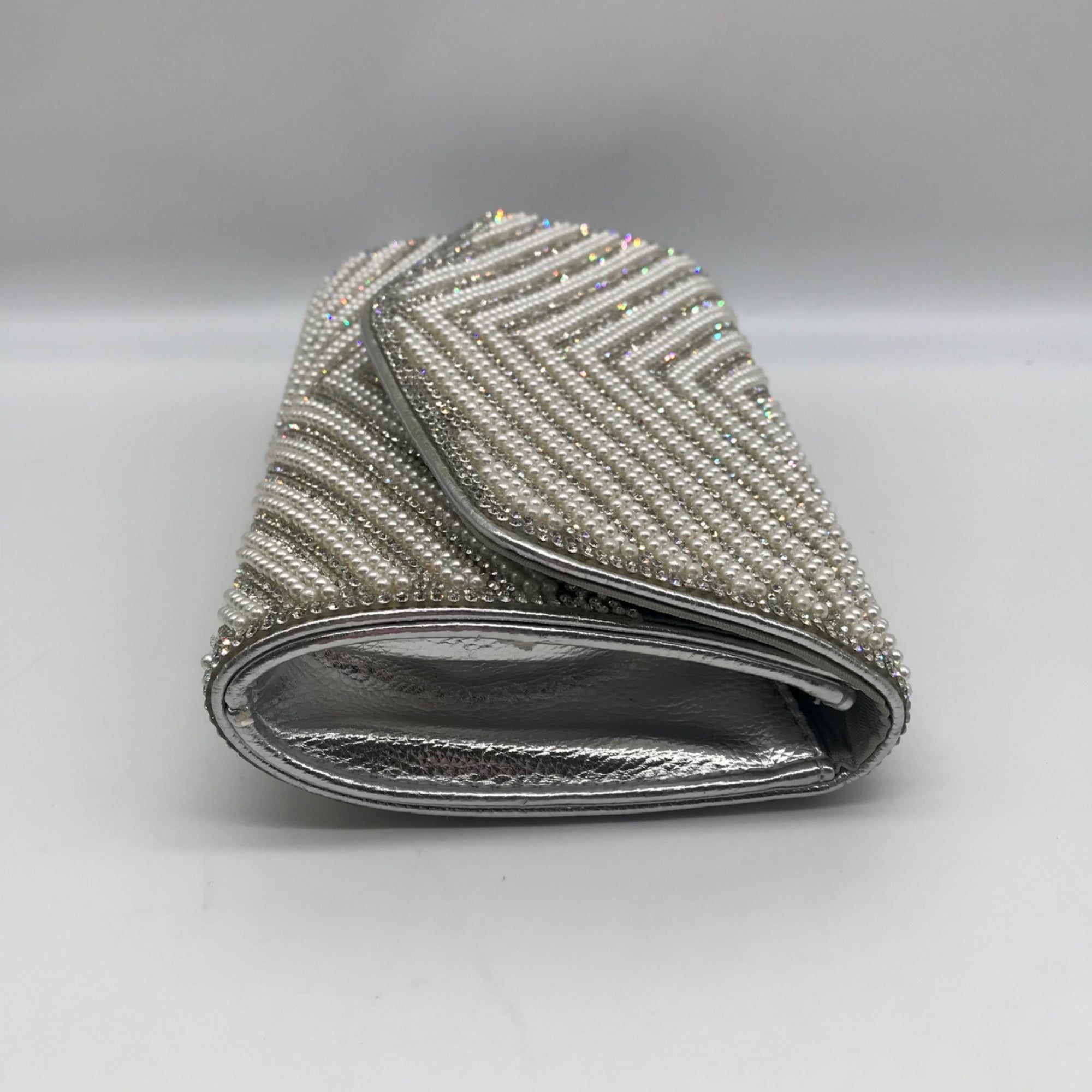 Starlet Rinestone Beaded Clutch
