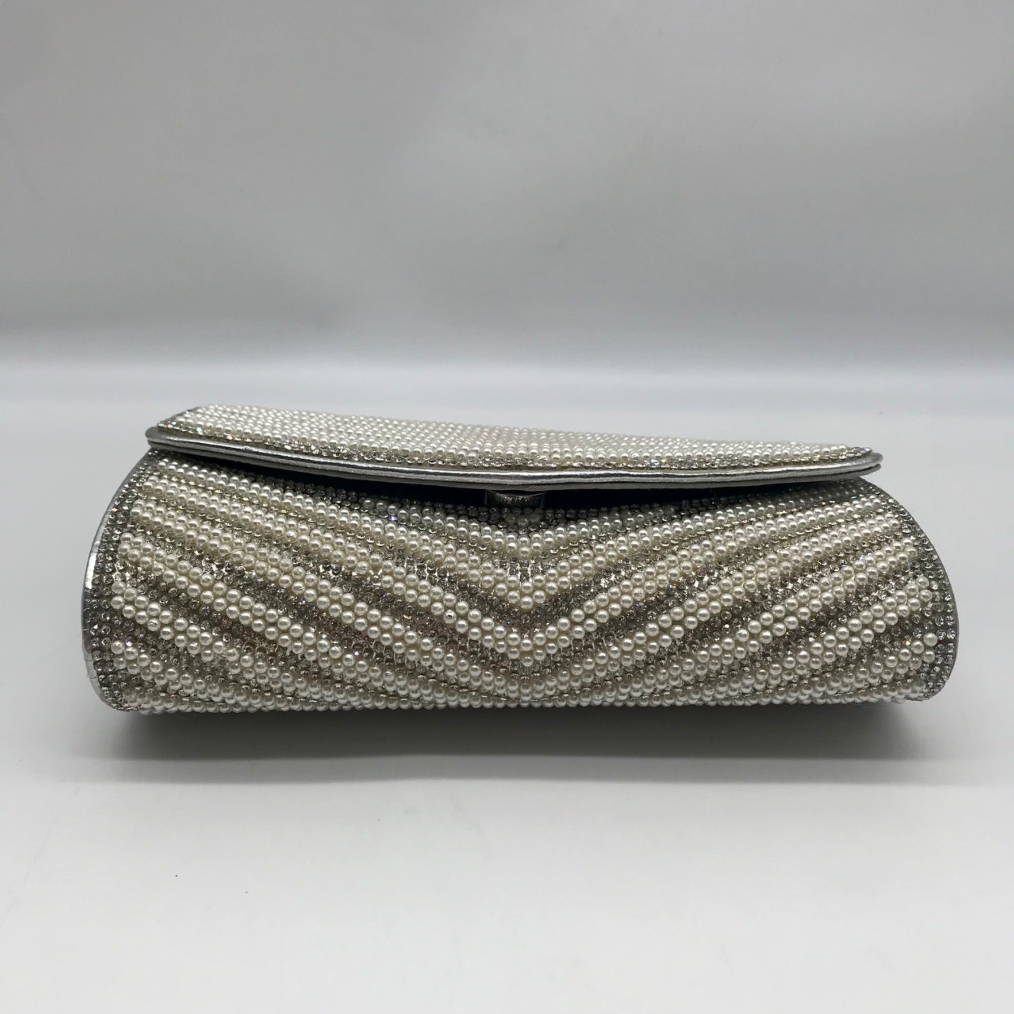 Starlet Rinestone Beaded Clutch