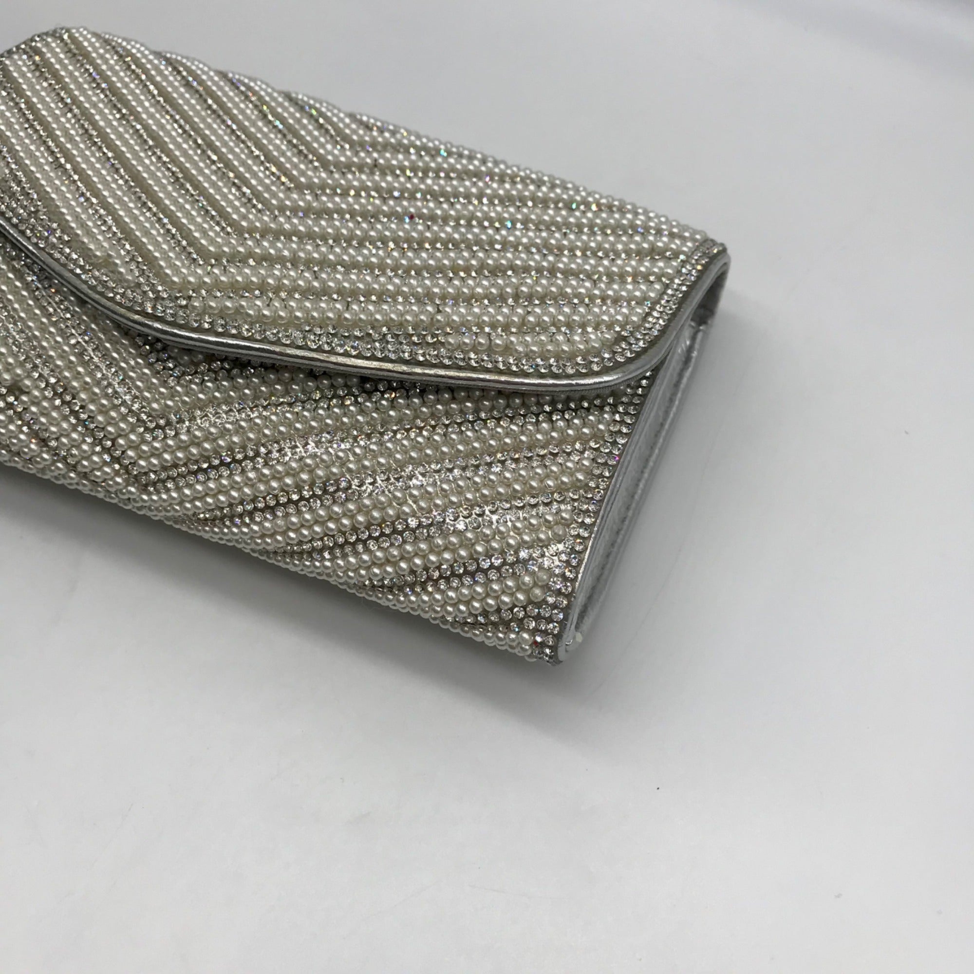 Starlet Rinestone Beaded Clutch