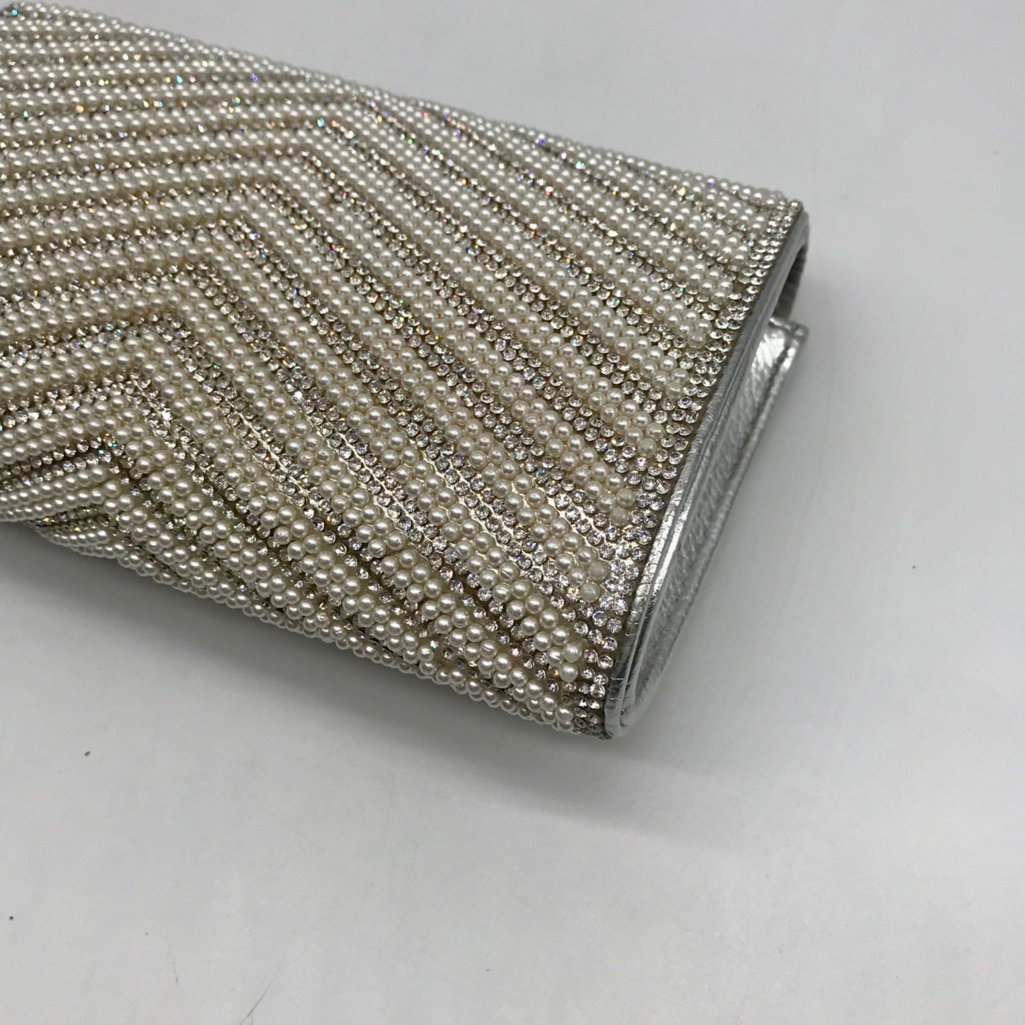 Starlet Rinestone Beaded Clutch