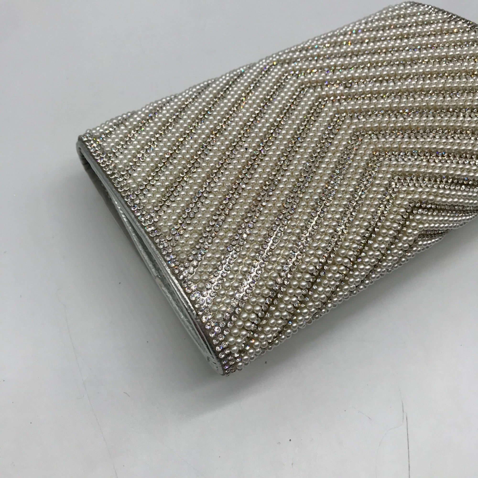 Starlet Rinestone Beaded Clutch