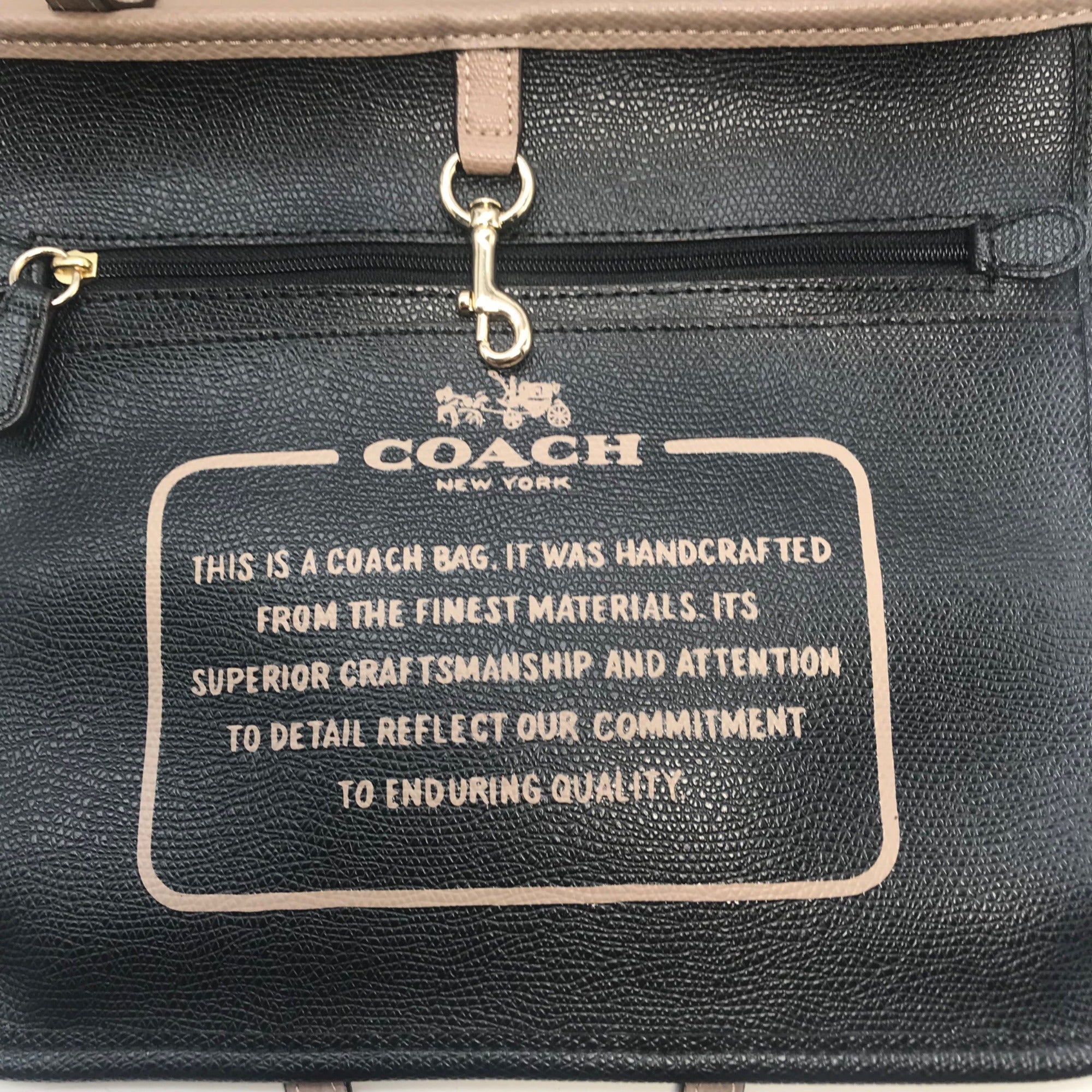 Coach Beechwood Leather City Zip Tote Bag F37151