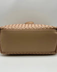 On 34th Chai Faux Leather Woven Tote Bag
