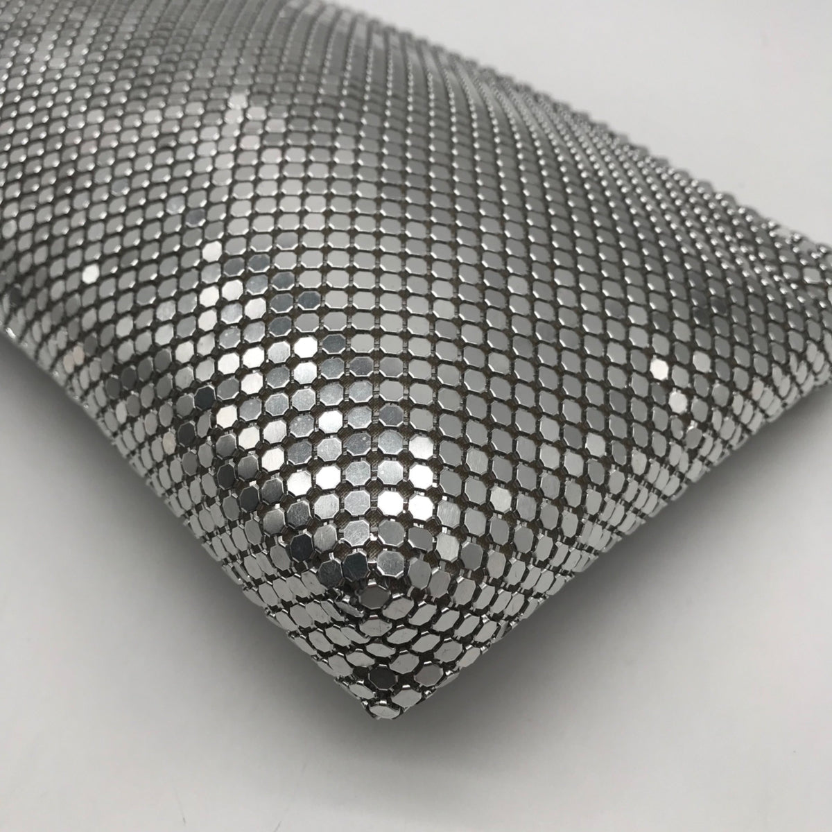 Whiting &amp; Davis Silver Sequined Wallet