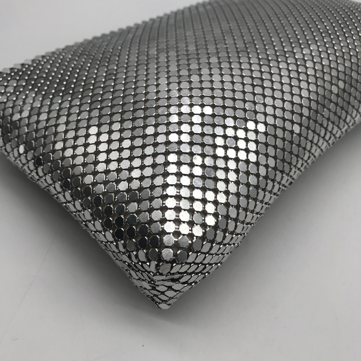 Whiting &amp; Davis Silver Sequined Wallet
