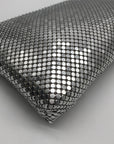 Whiting & Davis Silver Sequined Wallet