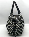 Kate Spade Classic Striped Nylon Stevie Baby Bag