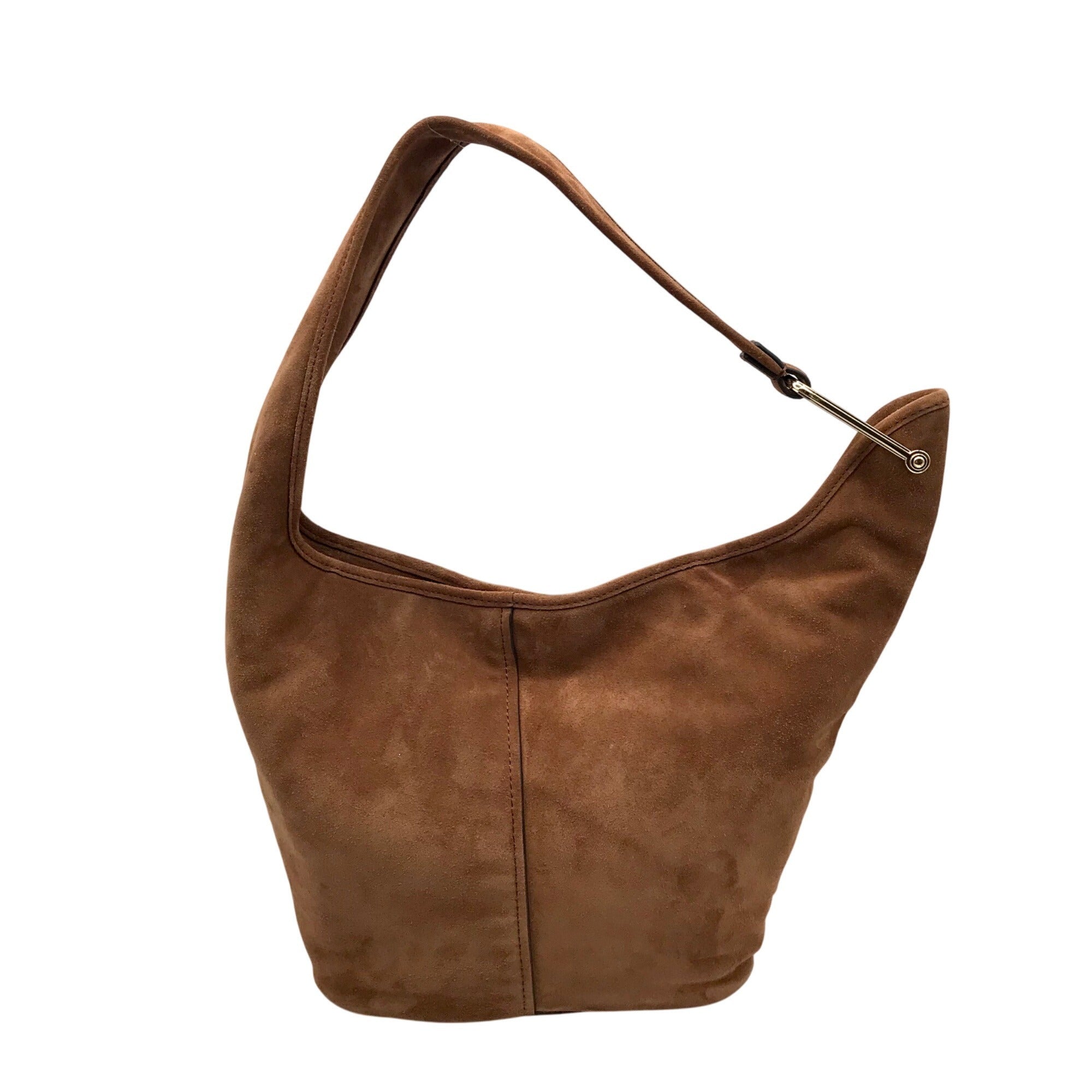 Michael Kors Brown Suede Sony Shopper Shoulder Bag