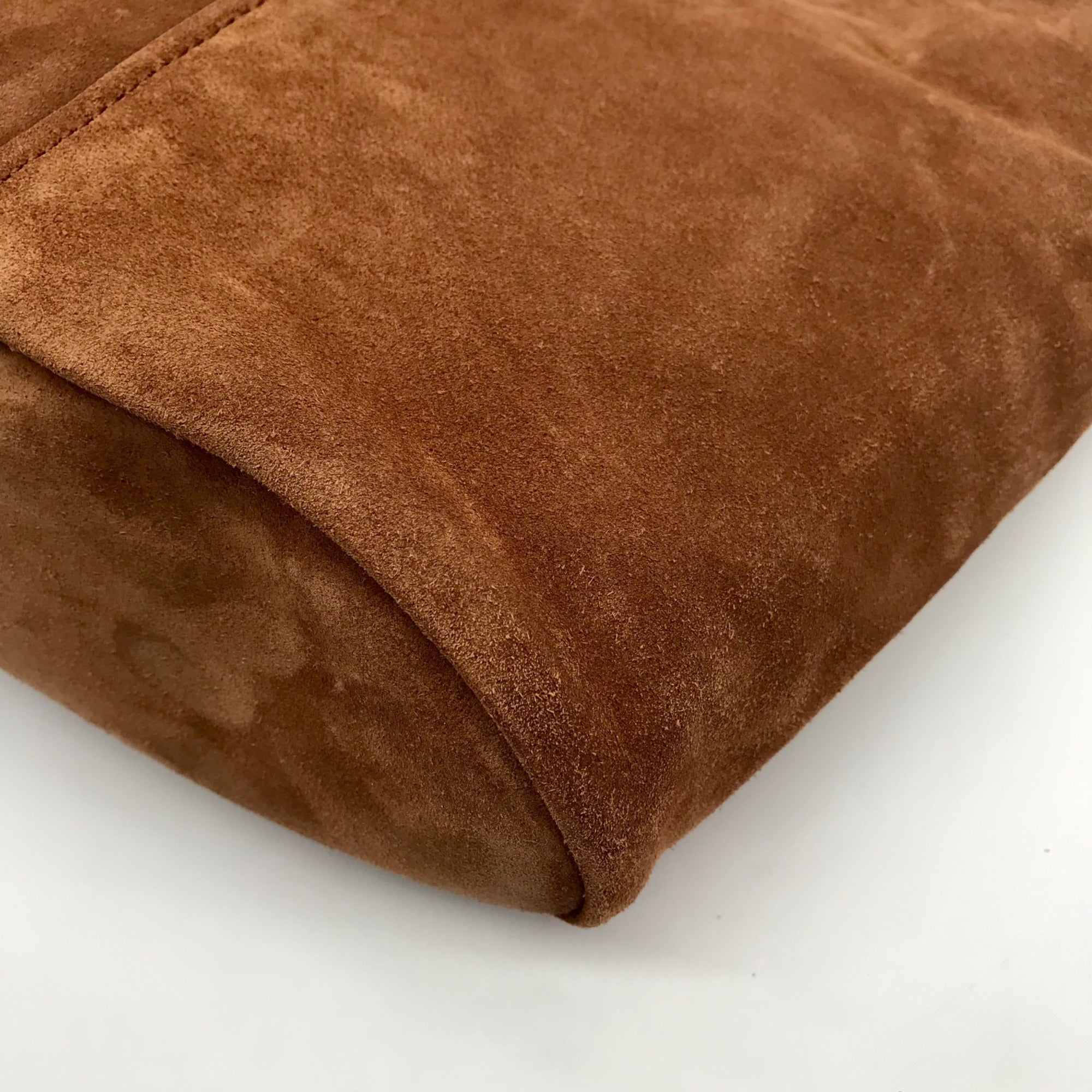 Michael Kors Brown Suede Sony Shopper Shoulder Bag