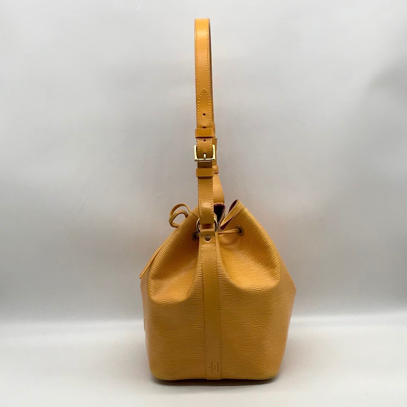 Louis Vuitton Yellow Epi Leather Vintage Petit Noé Shoulder Bag