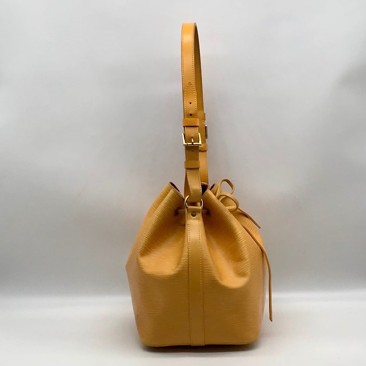 Louis Vuitton Yellow Epi Leather Vintage Petit Noé Shoulder Bag