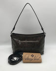 Patricia Nash  Betta Brown Leather Crossbody Bag