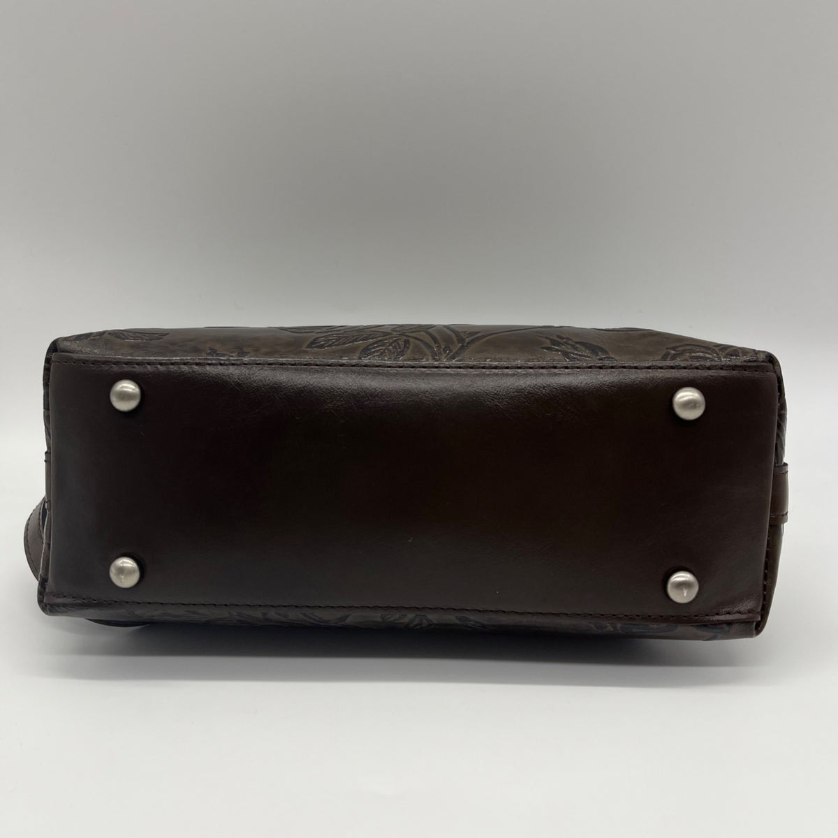 Patricia Nash  Betta Brown Leather Crossbody Bag