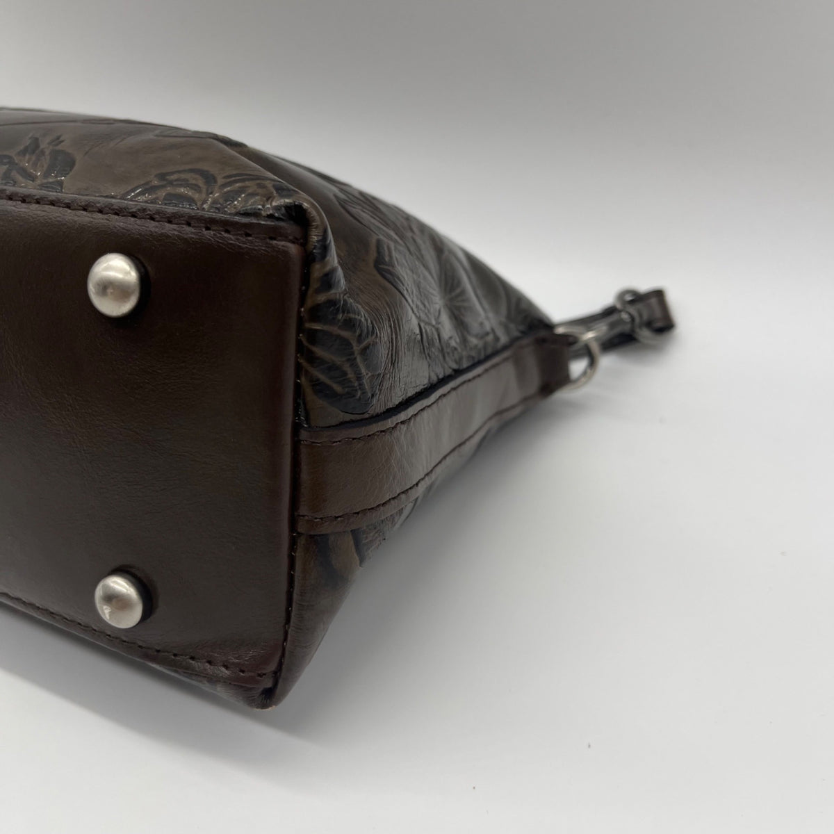Patricia Nash  Betta Brown Leather Crossbody Bag